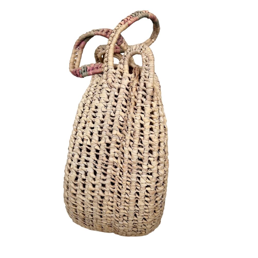 Straw Circular Boho Bag - image 4